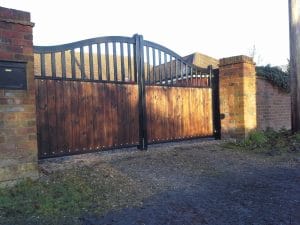 Wooden Entrance Gates