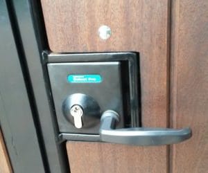 mortice lock integrated