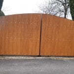 Wooden Driveway Gates